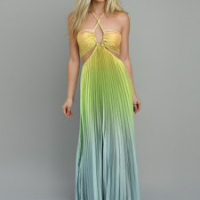 Plus Size Sexy Hollow Out Halterneck Maxi Dress GMAN-29040