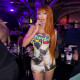 Animal Color Clash Print Tube Tops Mini Dress DLSF-K25D66092