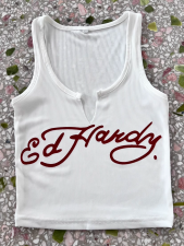 Fashion Letter Print Vest GXJL-023
