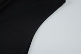 Solid Color Single Shoulder Patchwork Mini Dress GLAG-D5418806F