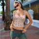 Leopard Print Lace Patchwork Vest GYME-K25L68915