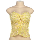Sexy Sequin Wrap Chest Tank Tops GYME-K24B64136
