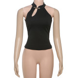Solid Color Sleeveless Tank Tops GYME-K25L66341