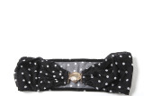 Polka Dot Wrap Vest Mesh Half Body Skirt Two Piece Set GYME-K25S69229