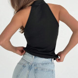 Solid Color Sleeveless Tank Tops GYME-K25L66341