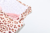 Leopard Print Lace Patchwork Vest GYME-K25L68915