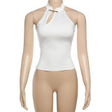 Solid Color Sleeveless Tank Tops GYME-K25L66341
