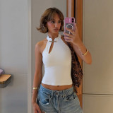 Solid Color Sleeveless Tank Tops GYME-K25L66341