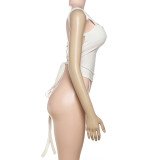 Solid Color Backless Bandage Tank Tops GYME-K25B69227