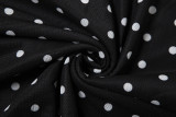 Polka Dot Wrap Vest Mesh Half Body Skirt Two Piece Set GYME-K25S69229