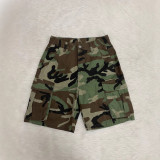 Camouflage Print Sport Loose Shorts LSD-2442