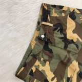 Loose Casual Camouflage Print Shorts LSD-2822