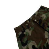 Camouflage Print Sport Loose Shorts LSD-2442