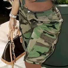Camouflage Print Sport Loose Shorts LSD-2442
