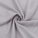 Sexy Mesh Slash Shoulder Maxi Dress FL-ZX25009PFO