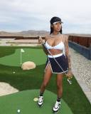 Sexy Sport Sling Mini Skirt Two Piece Set GFCF-1361