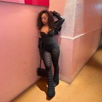 Sexy Knits See Through Pants QXTF-83032