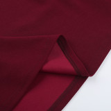 Sexy Solid Color Square Neck Backless Midi Dress FL-YL25046DGO