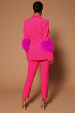 Fashion Blazer Pants Two Piece Set GNQF-S302