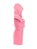 Solid Color Hooded Sleeveless Sport Suit GLF-10129