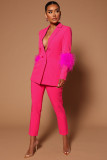 Fashion Blazer Pants Two Piece Set GNQF-S302