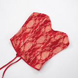 Sexy Lace See Through Two Piece Pants Set GDSF-D25ST124