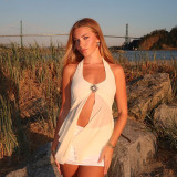 Sexy Halterneck Mesh Tank Tops FL-JY25013PFO