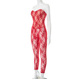 Sexy Lace See Through Two Piece Pants Set GDSF-D25ST124