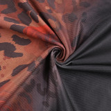 Leopard Print Contrast Color Backless Maxi Dress FL-WQ25100PFO
