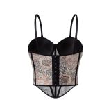 Sexy Printed Camisole Lingerie Tank Top GPBY-6317