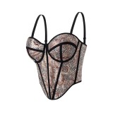 Sexy Printed Camisole Lingerie Tank Top GPBY-6317