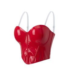 PU Leather Erotic Tank Top Shapewear GPBY-6332
