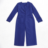 Plus Size Lapel Split Blazer Vest Dress Two Piece Set NY-3370