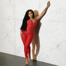 Sexy Lace See Through Two Piece Pants Set GDSF-D25ST124