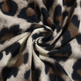 Square Neck Leopard Print Jumpsuit GFRT-060015JBL