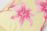 Print Sling V Neck Backless Maxi Dress GWSD-D1994525