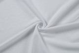Solid Color Short Sleeve Pleated Maxi Dress GWSD-D1994539