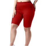 Plus Size Solid Color Fifth Pants GYZY-6663