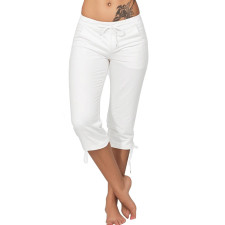 Bow Solid Color Casual Pants GCNF-5791
