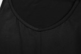 Solid Color Sleeveless Backless Maxi Dress GWSD-D1994452