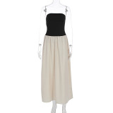 Wrap Sexy Pleated Maxi Dress GWSD-D1994391
