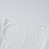 Solid Color Long Sleeve T Shirt GWSD-T1992792