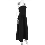 Wrap Sexy Pleated Maxi Dress GWSD-D1994391