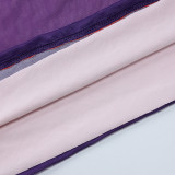 Wrap Slim Gradient Color Long Dress GWSD-D1993617