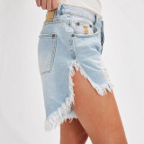 Tassel Holes Denim Short LSD-2419
