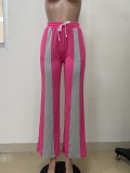 Color Block Patchwork Loose Straight Pants LSD-2490