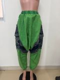 Fashion Patchwork Denim Loose Jeans LSD-2465
