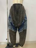 Fashion Patchwork Denim Loose Jeans LSD-2465