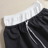 Fashion Contrast Color Half Body Skirt GFRT-41888SBG