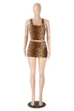 Fashion Print Tank Tops Two Piece Skirts Set GXYF-0475